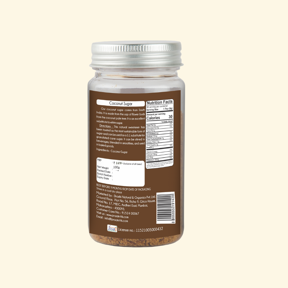 Coconut Sugar 100g - Natural
