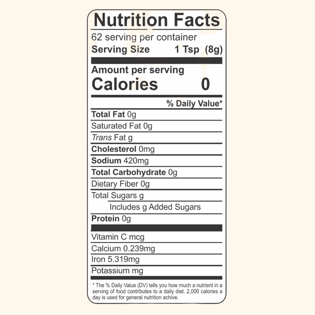 Rock Salt 500g - Natural